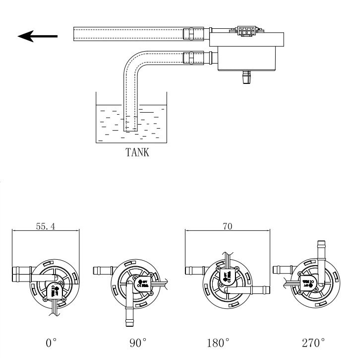 Small flowmeter FM-HL2124