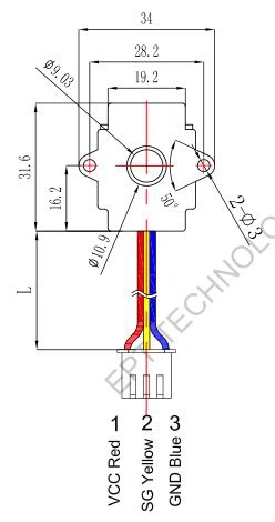 Capacitive liquid level sensor D2CS-H